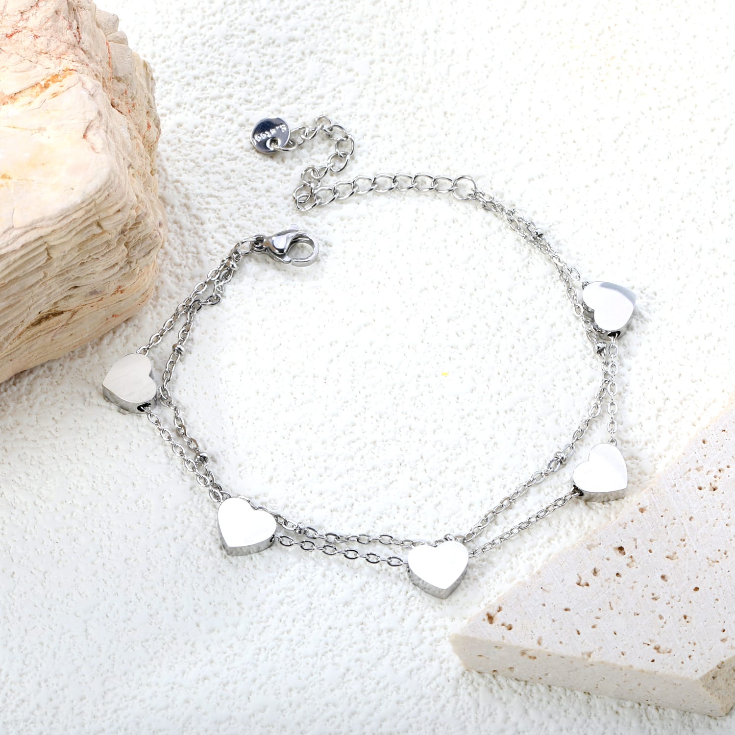 Elegant Heart Bracelet