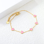 luxury adjustable charm bracelet