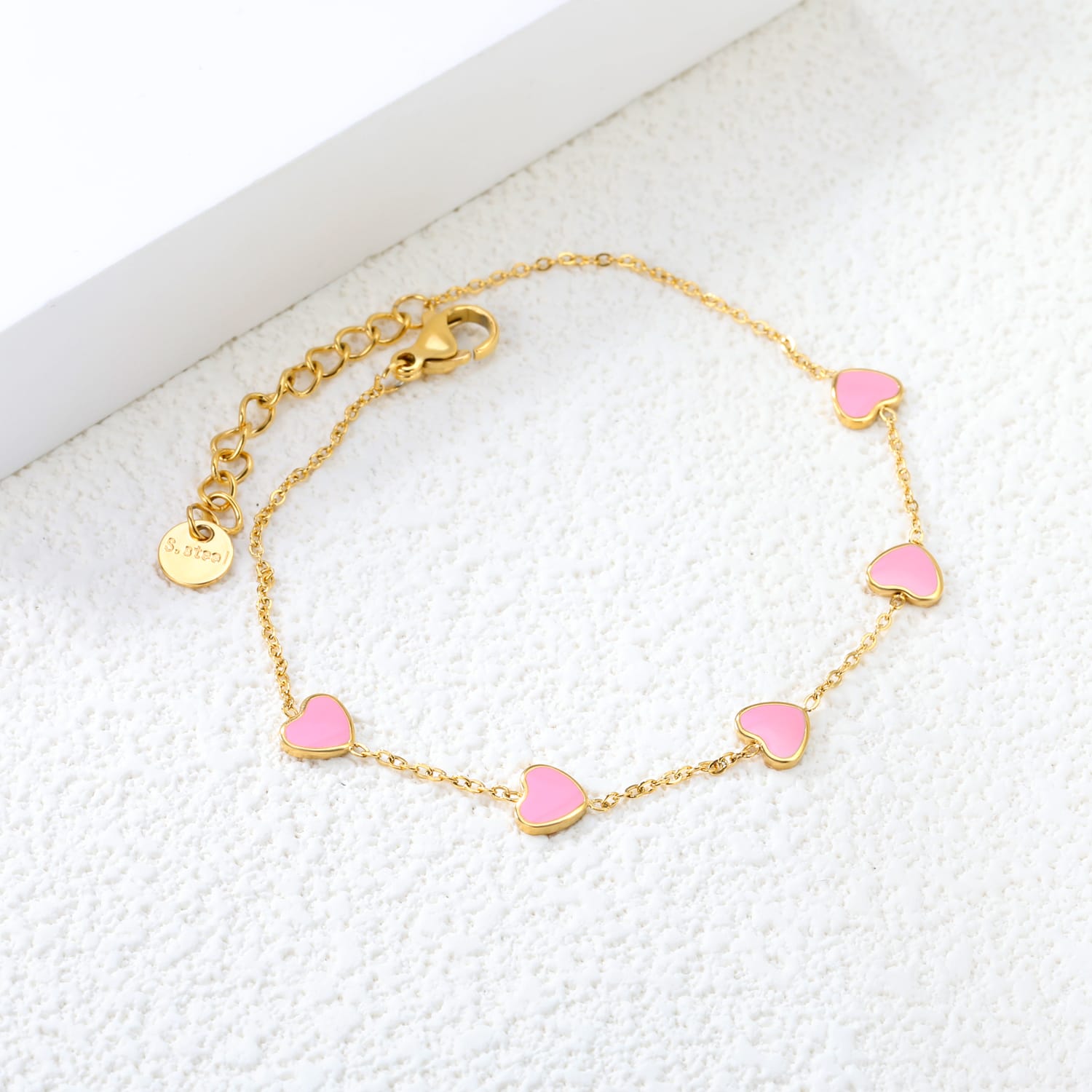 luxury adjustable charm bracelet