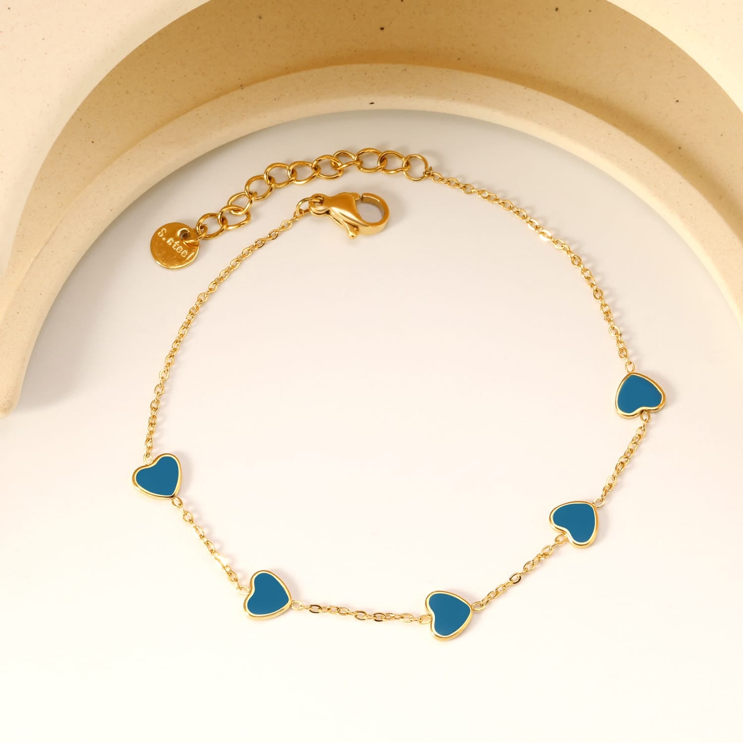 luxury adjustable charm bracelet