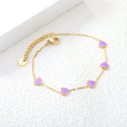 luxury adjustable charm bracelet