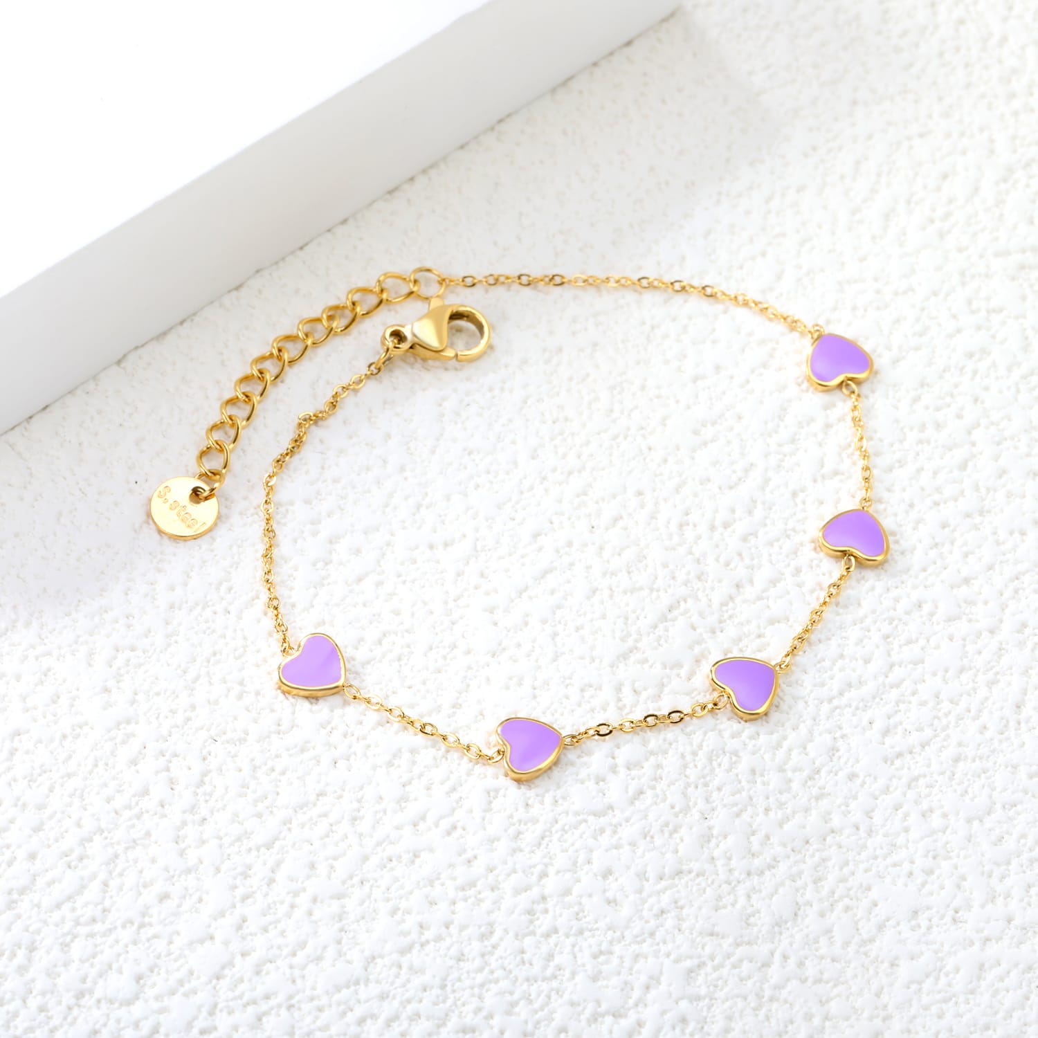 luxury adjustable charm bracelet