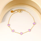luxury adjustable charm bracelet