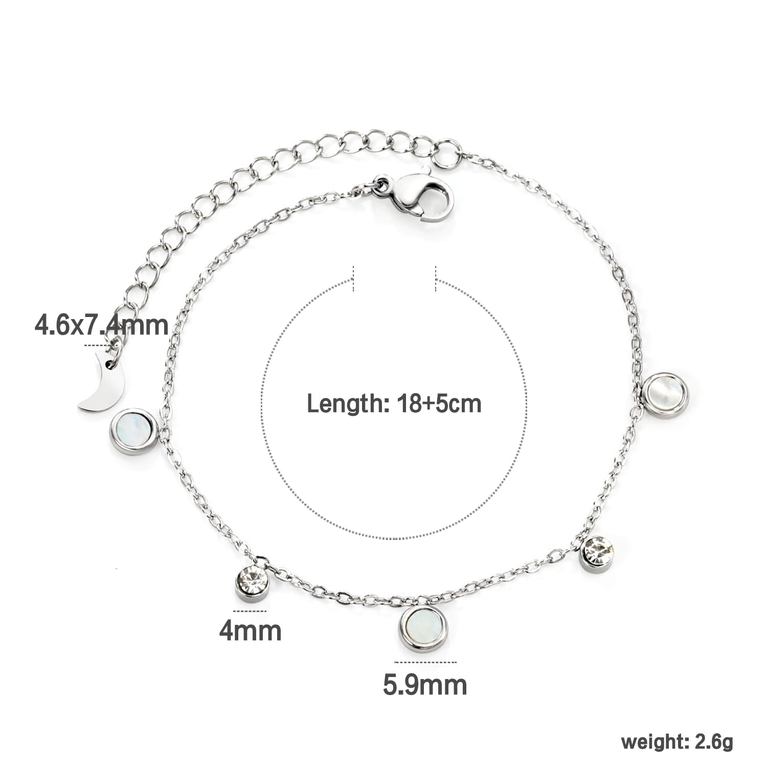 Luxury Adjustable Charm Bracelet