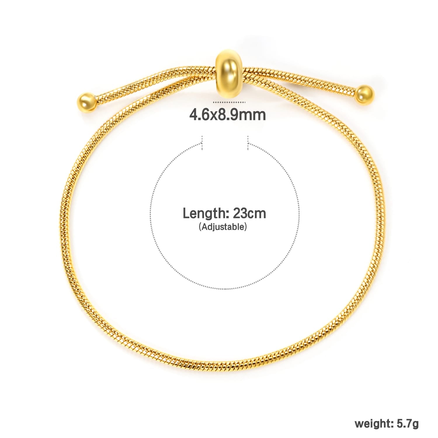 Luxury Adjustable Charm Bracelet